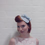 Vintage Bow Bridal Headpiece 'Loretta', thumbnail 6 of 12