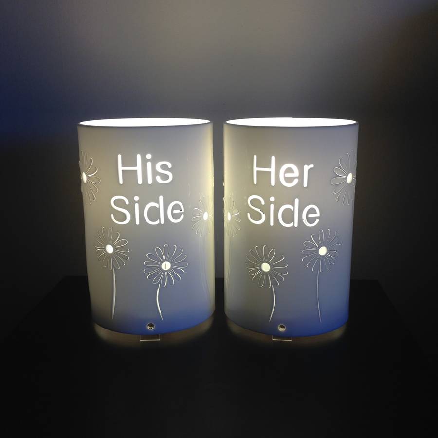 His Side And Her Table Lamps By, Tall Side Table Lamps For Bedroom