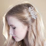 Crystal And Pearl Wedding Hair Comb 'Ellen Three', thumbnail 1 of 2