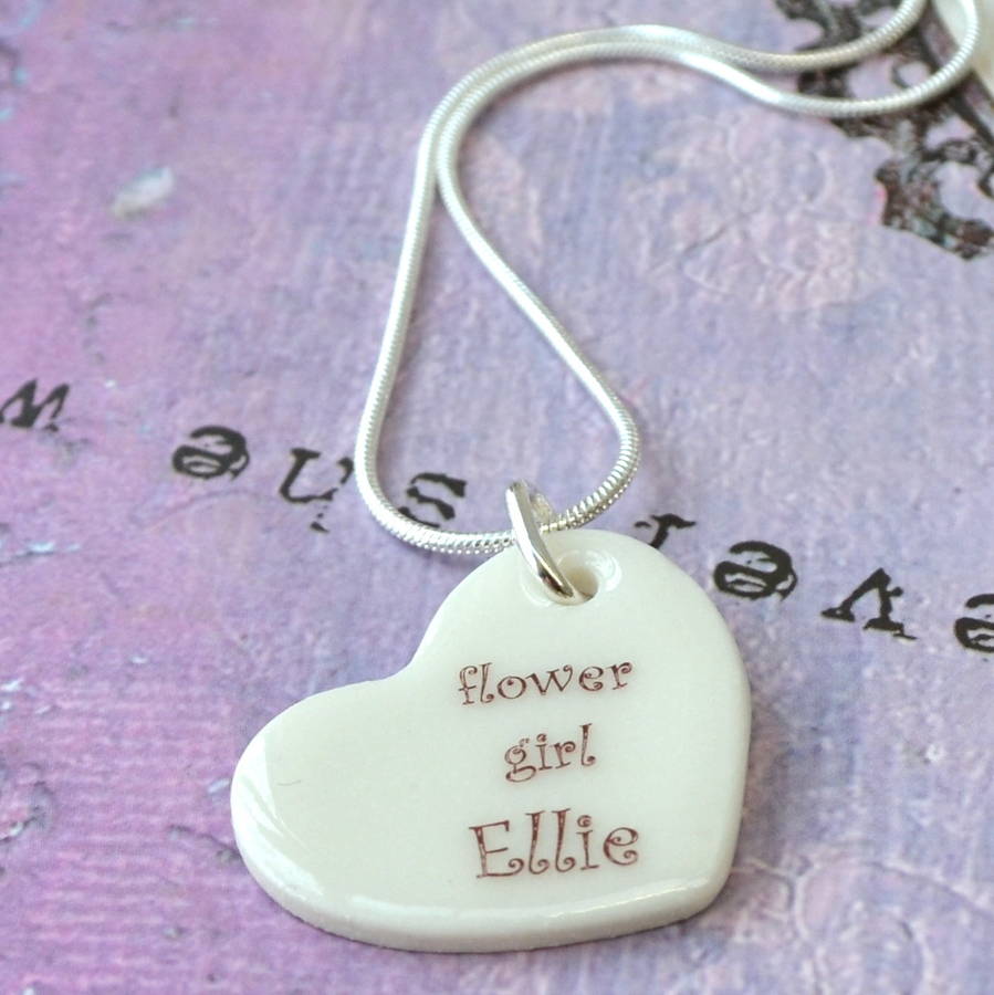 Personalised Bridesmaid  Necklace  Gift  By Carys Boyle 