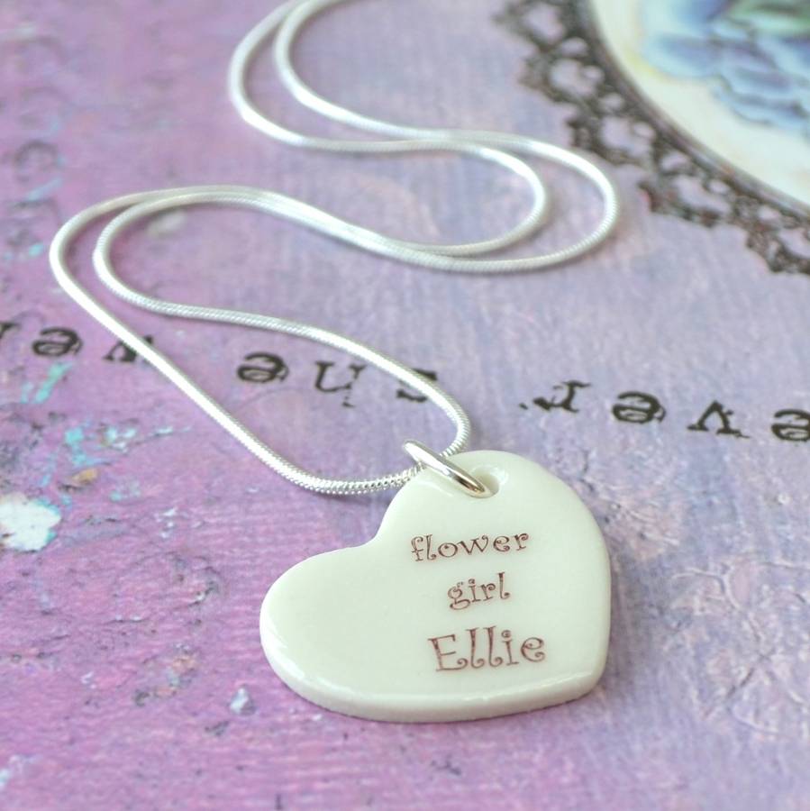 Personalised Bridesmaid  Necklace  Gift  By Carys Boyle 