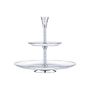 Two Tier Cake Stand With Swarovski Crystal Filled Stem, thumbnail 1 of 1