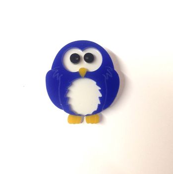 Owl Brooch Various Colours, 6 of 12