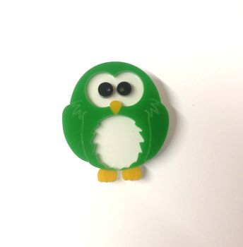 Owl Brooch Various Colours, 7 of 12
