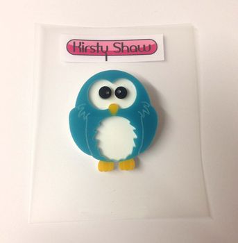 Owl Brooch Various Colours, 10 of 12