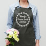 Personalised Flower Garden Apron, thumbnail 2 of 7