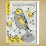 Bird Happy Birthday Card, thumbnail 1 of 3