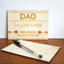 Wooden Postcard For Father's And Dad's, thumbnail 9 of 12