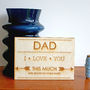 Wooden Postcard For Father's And Dad's, thumbnail 10 of 12