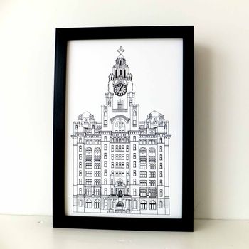 Liver Building, Liverpool Print, 8 of 11