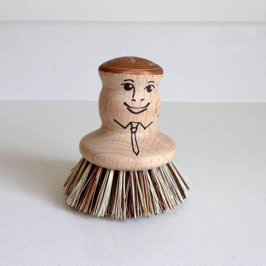 Wooden Mr Brush Kitchen Tool By Detaljer