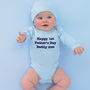 Personalised 'Happy 1st Father's Day' Babygrow, thumbnail 3 of 9
