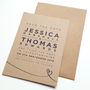 'Henley Rustic Kraft' Wedding Stationery Set, thumbnail 9 of 12