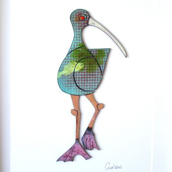 Curlew Enamel And Copper Wall Hanging, 2 of 6
