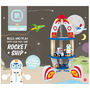 Wooden Rocket With Play Pieces, thumbnail 2 of 2