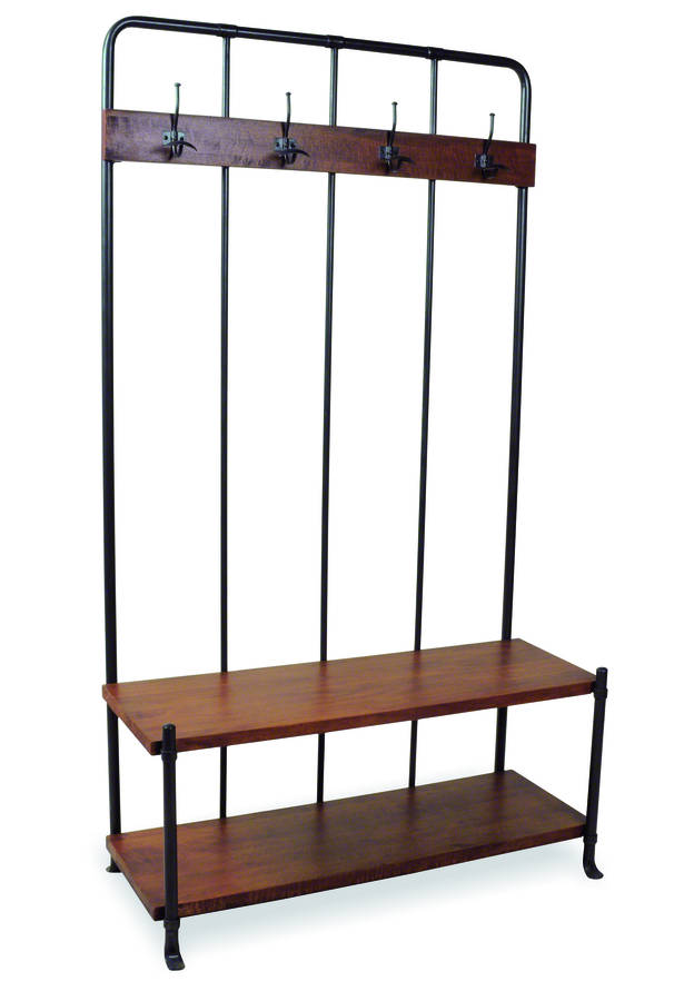 Industrial Hallway Stand Coat Rack By The Luxe Co