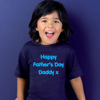 Personalised 'Happy Father's Day' T Shirt, 2 of 12