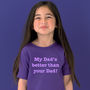 Personalised 'Happy Father's Day' T Shirt, thumbnail 3 of 12