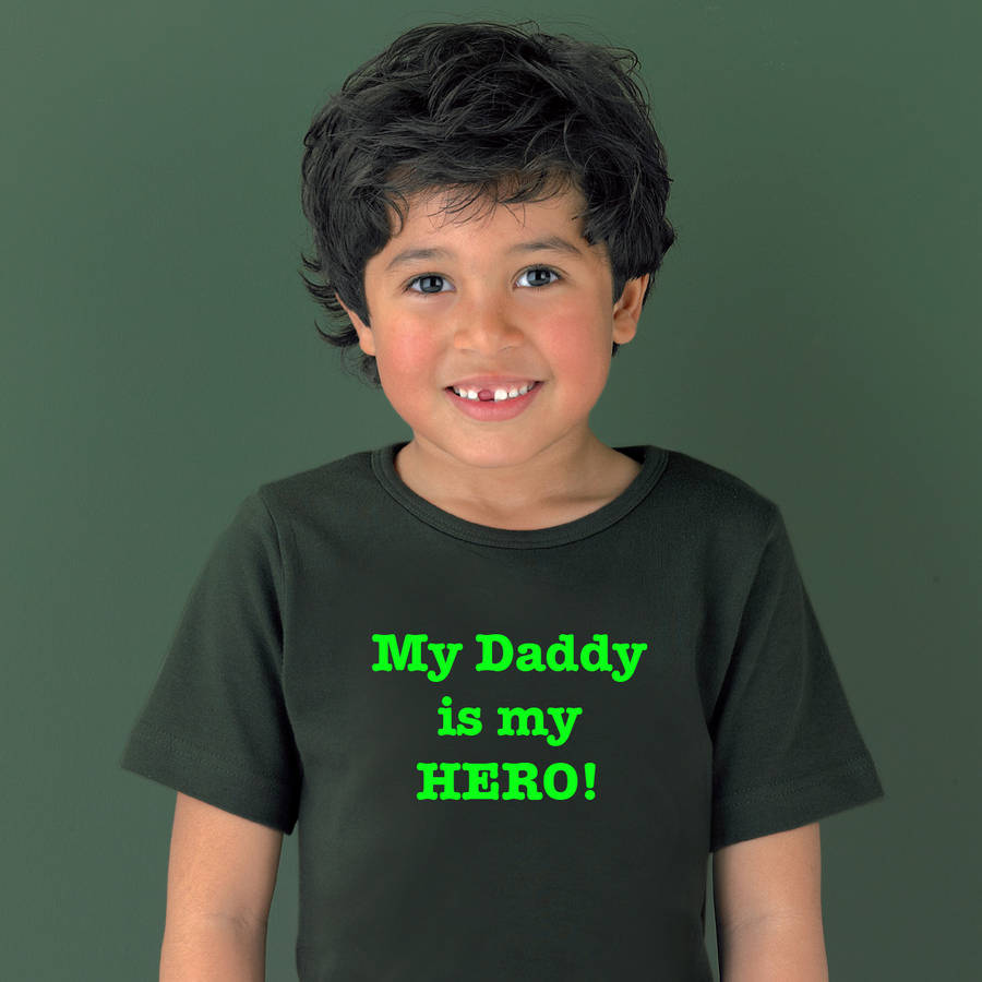 Personalised 'Happy Father's Day' T Shirt By Simply Colors