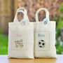 Personalised Children's Mini Tote Bag & Badge, thumbnail 2 of 4