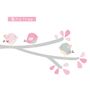 Bird Branch Fabric Wall Stickers, thumbnail 4 of 4