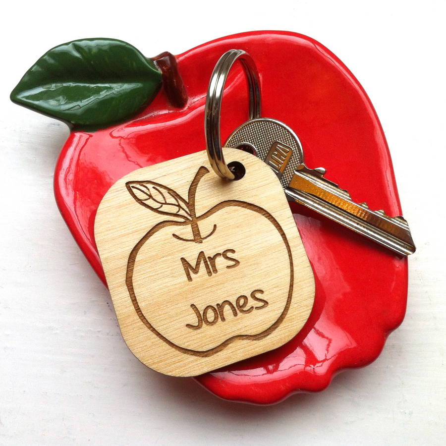 Thank You Teacher Personalised Key Ring By Signs For Life