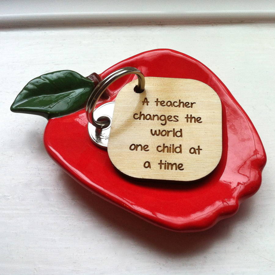 Thank You Teacher Personalised Key Ring By Signs For Life ...