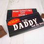 Daddy Hero Personalised Chocolate Bar, thumbnail 1 of 5