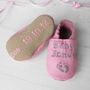 Personalised Baby Due Keepsake Shoes, thumbnail 3 of 6