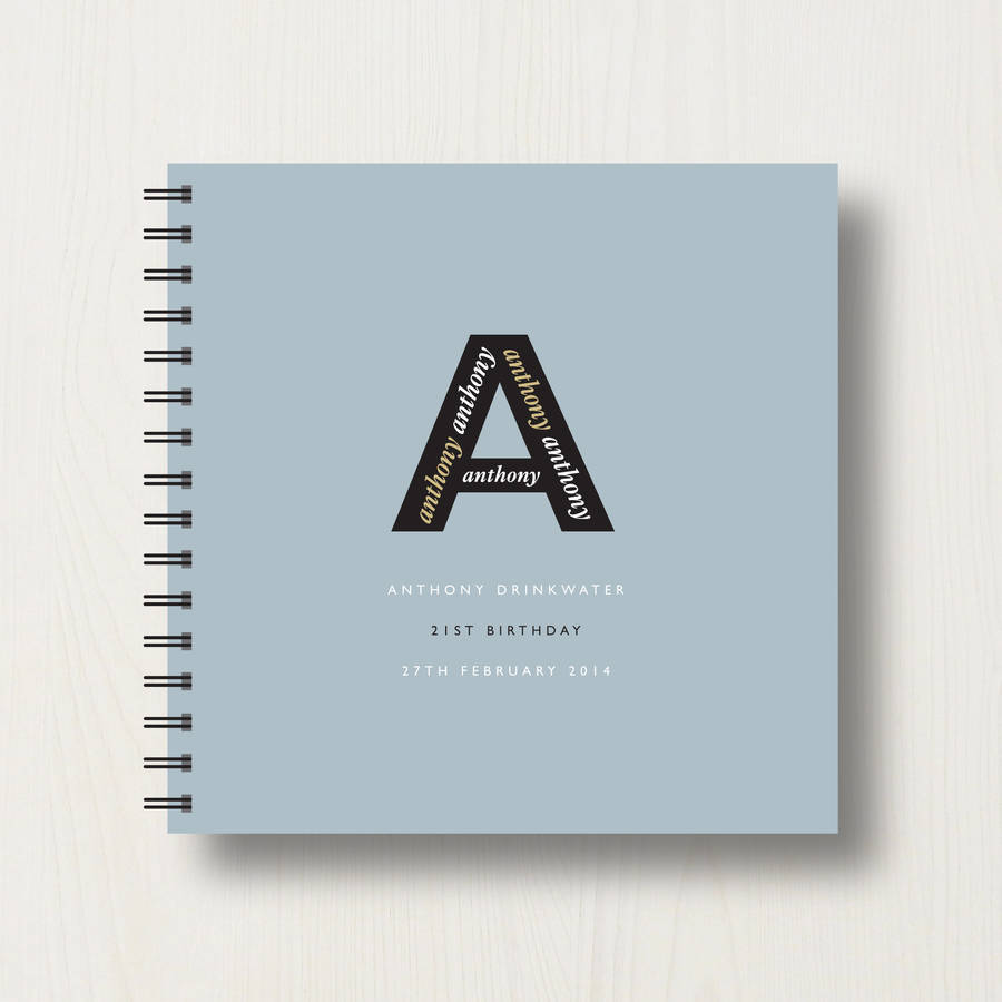 Personalised Name Keepsake Book Or Album By Designed