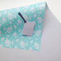 Double Sided French Stripe Gift Wrap Set, thumbnail 2 of 5