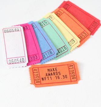 Carnival Tickets Hand Printed Or Plain, 2 of 4