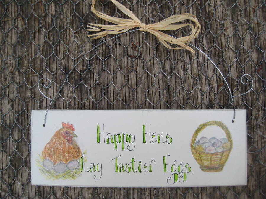 Chicken And Egg Sign, 1 of 2