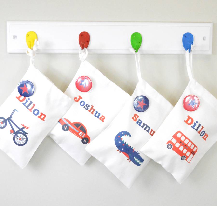 boys personalised party bags by tillie mint