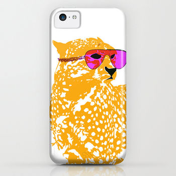 Cool Cheetah With Sun Glasses On iPhone Case, 2 of 3