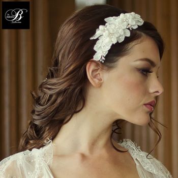 Grace Crystal And Pearl Headband, 2 of 5