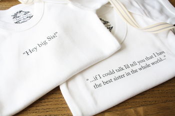 Personalised Baby Thoughts Cotton Babygrow, 8 of 11