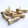 Wooden Pegs Pack Of 10, thumbnail 1 of 1