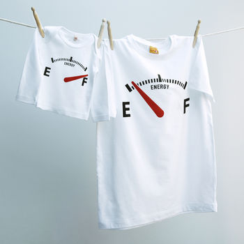 Matching T Shirts Energy Gauge For Dad, Son Or Daughter, 2 of 2