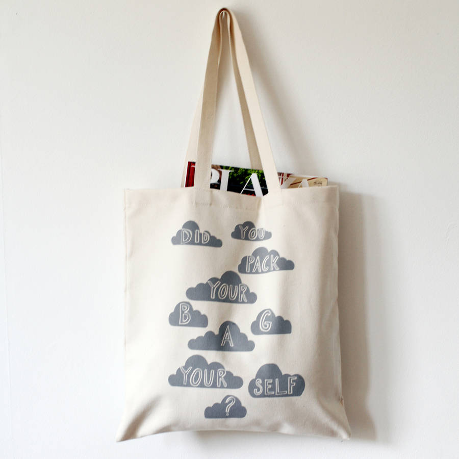 'Did You Pack Your Bag Yourself' Tote Bag By Karin Åkesson Design ...