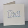 'Dad' Handmade Father's Day Card, thumbnail 3 of 4