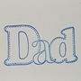 'Dad' Handmade Father's Day Card, thumbnail 2 of 4