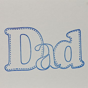 'Dad' Handmade Father's Day Card, 2 of 4