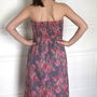 Vintage Floral Print Cotton Dress/Skirt, thumbnail 2 of 6