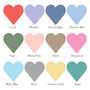 Personalised New Baby Hearts Framed Print, thumbnail 5 of 7
