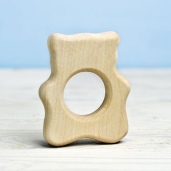 Organic Wooden Teething Ring, 3 of 7
