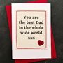 'Best Dad' Handmade Birthday Card, thumbnail 1 of 2