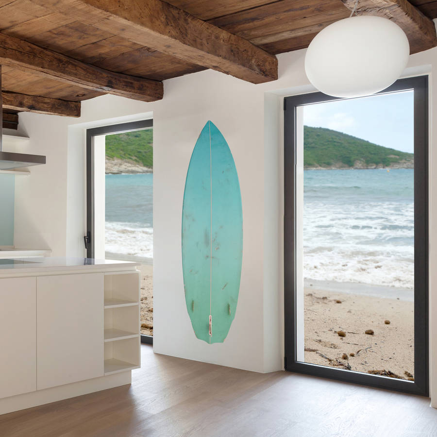 large surfboard wall decals