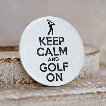 Silver Personalised Golf Ball Marker, 2 of 7