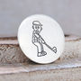 Silver Personalised Golf Ball Marker, thumbnail 5 of 7